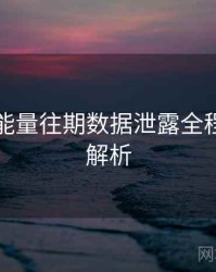 黑料正能量往期数据泄露全程记录深解析
