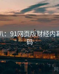 独家深扒：91网页版财经内幕流量密码