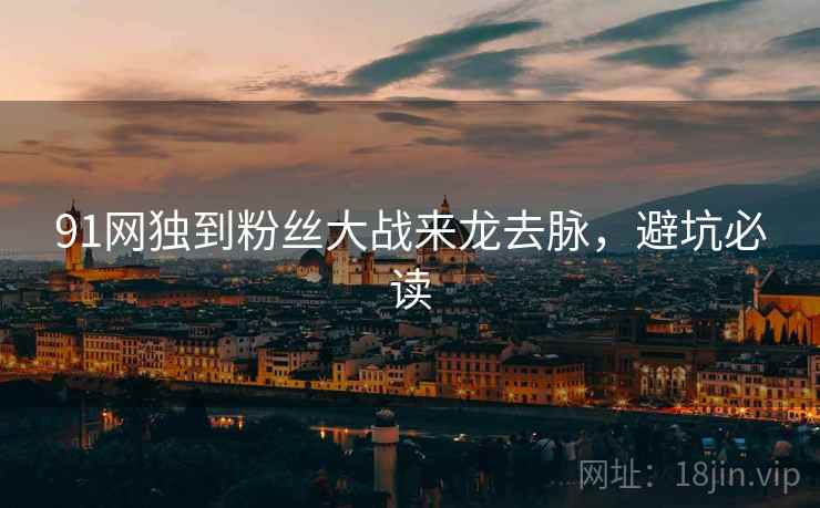 91网独到粉丝大战来龙去脉,避坑必读 91网独到粉丝大战来龙去脉,避坑必读